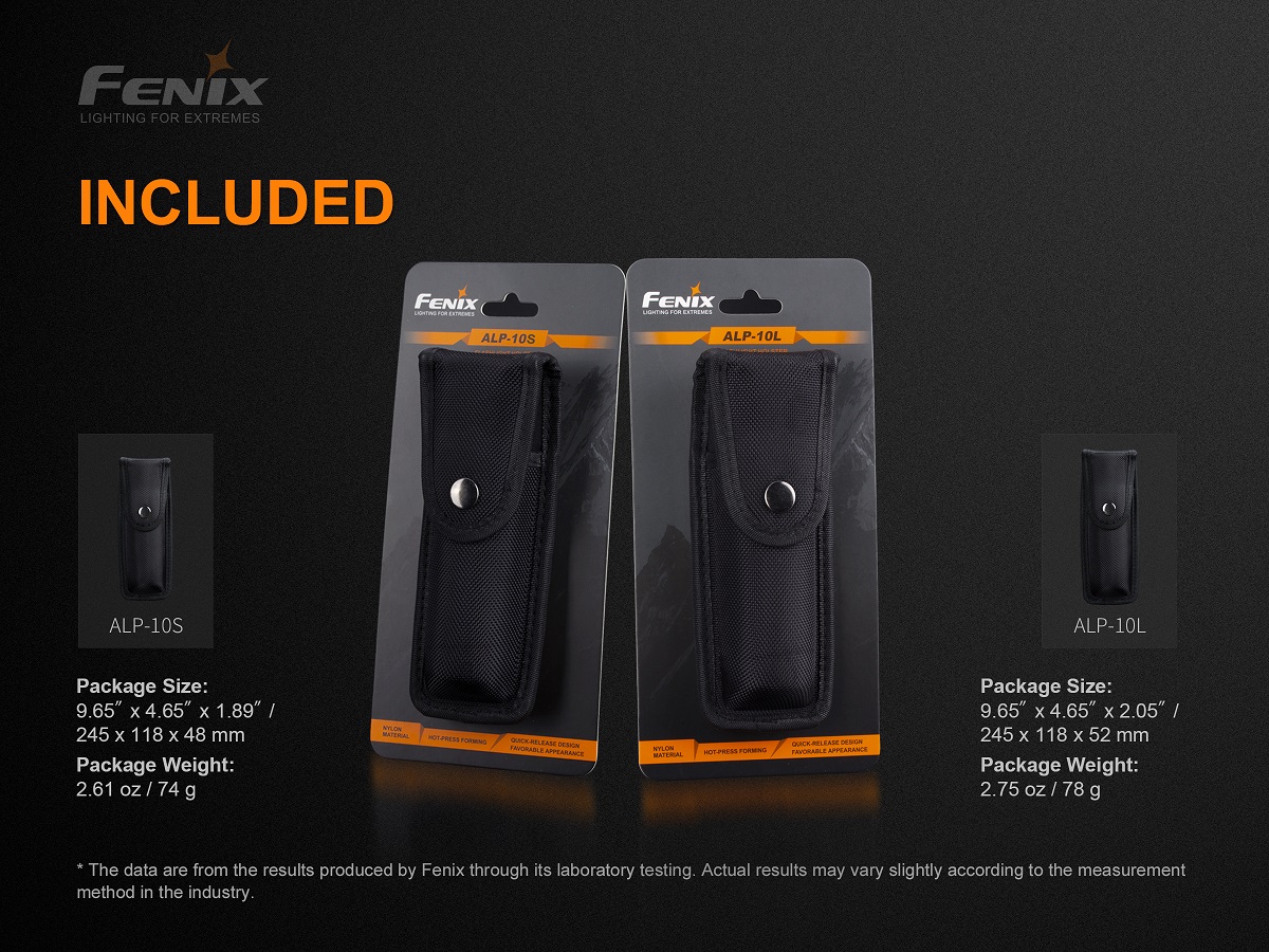 Fenix ALP10 Flashlight Holster Everything Fenix