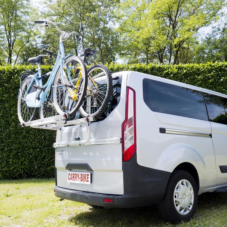 Fiamma CarryBike Rack Ford Transit Custom Nugget (Deep Black) Everything Fiamma