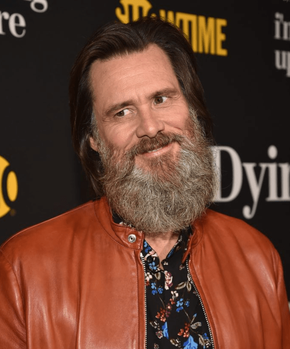 Jim Carrey has turned into a bearded grandfather! The actor celebrated