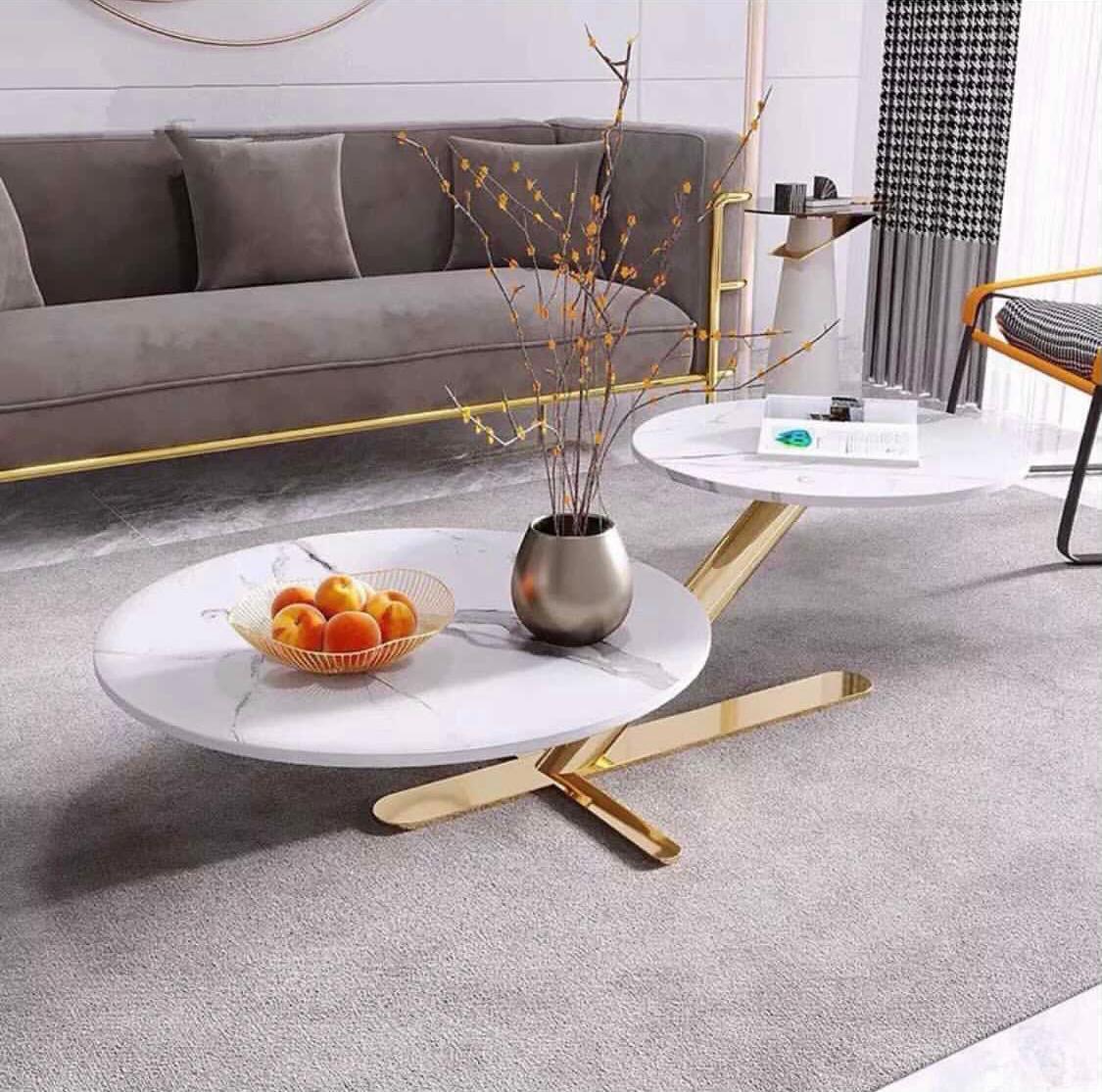 Marble coffee table