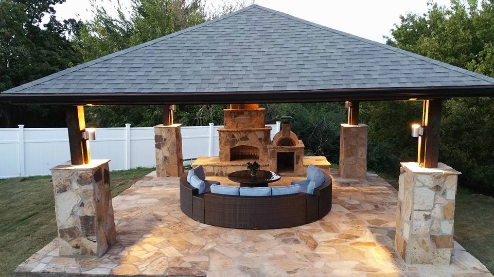 Awesome Outdoor Fireplace Oklahoma City References