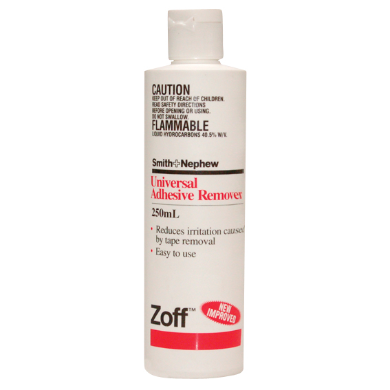 Smith and Nephew ZOFF Universal Adhesive Remover 250 ml Bottle Everything Safety