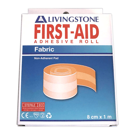 Livingstone Fabric Sterile First Aid Roll with Pad Everything Safety