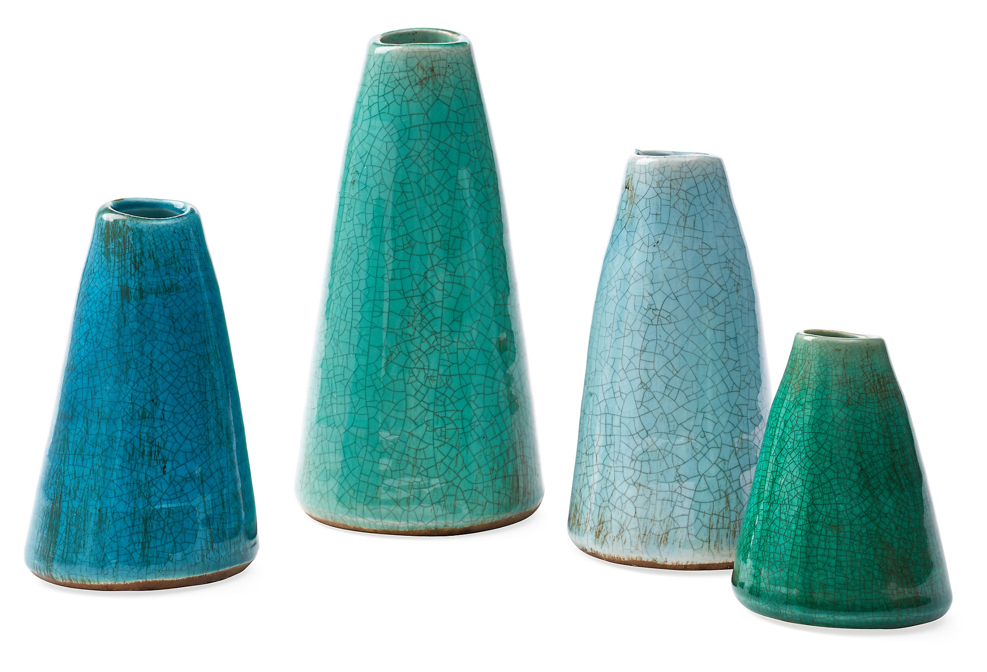 Blue Green Terracotta Vases Everything Turquoise