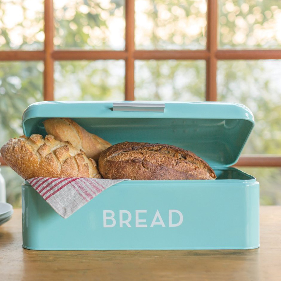 Turquoise Blue Bread Bin Everything Turquoise