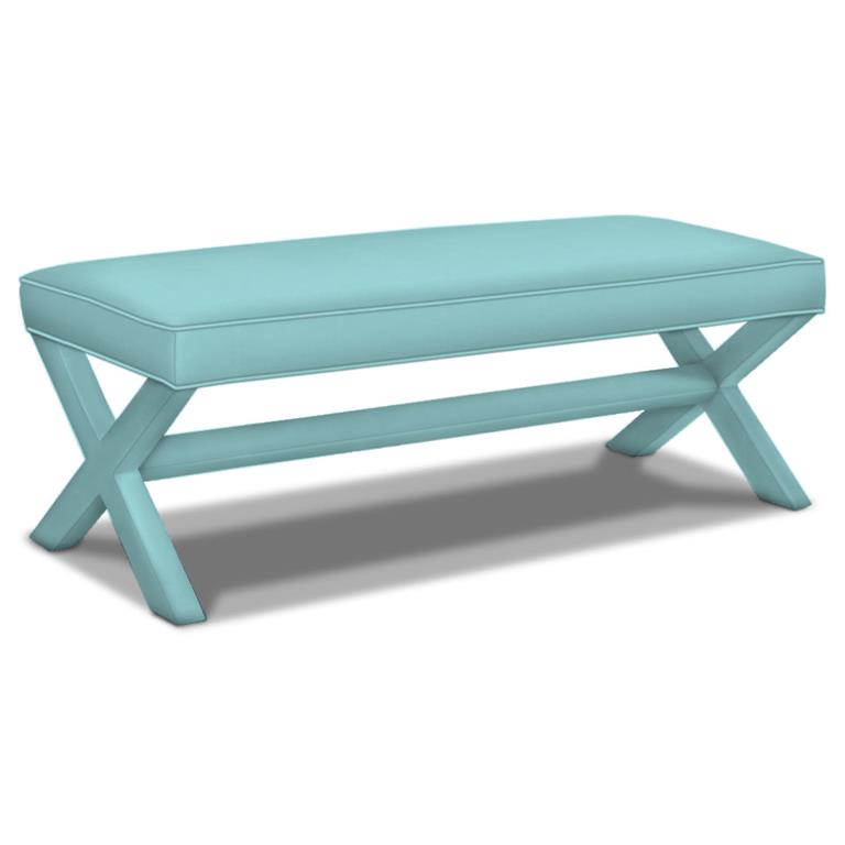 Jonathan Adler Double XBench Everything Turquoise