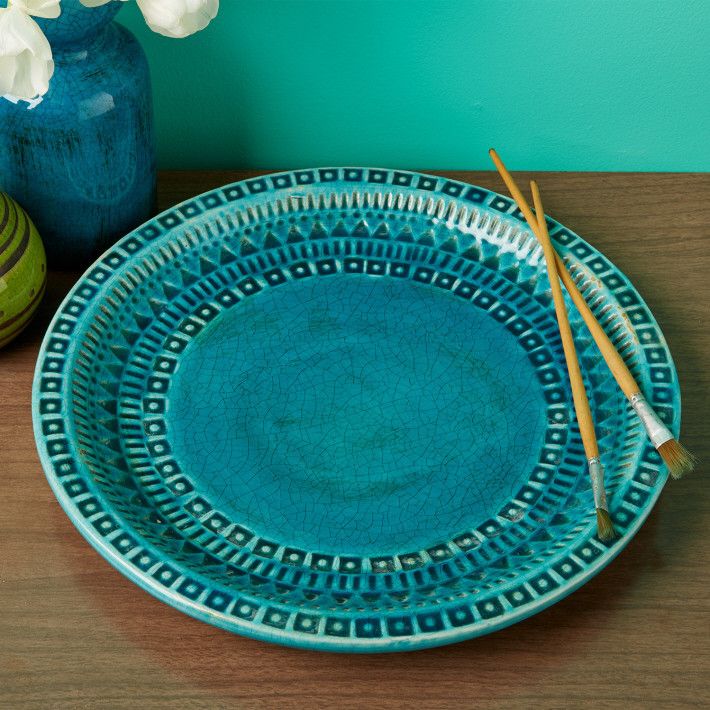 Turkos Decorative Platter Everything Turquoise