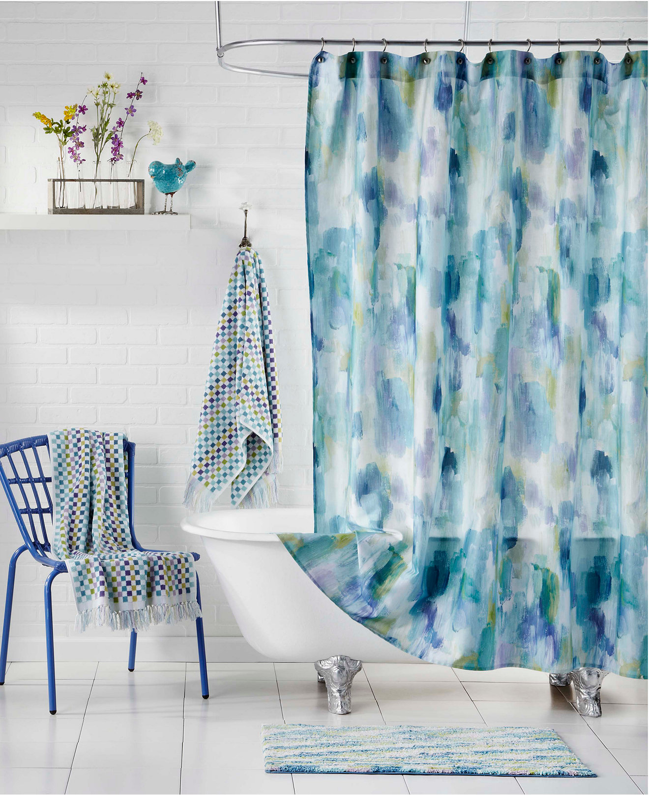 Cameron Teal Bath Collection Everything Turquoise