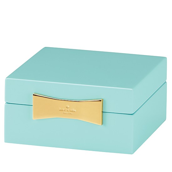 Kate Spade Turquoise Garden Drive Square Jewelry Box Everything Turquoise