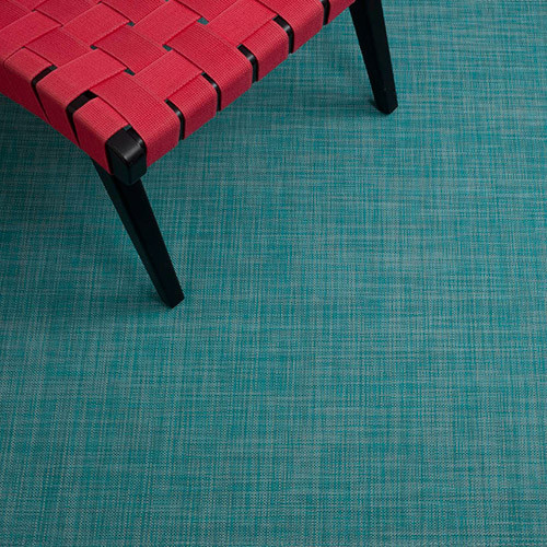 Mini Basketweave Woven Turquoise Mat Everything Turquoise