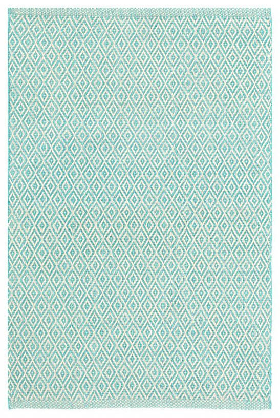 Dash & Albert Crystal Aqua and Ivory Rug Everything Turquoise