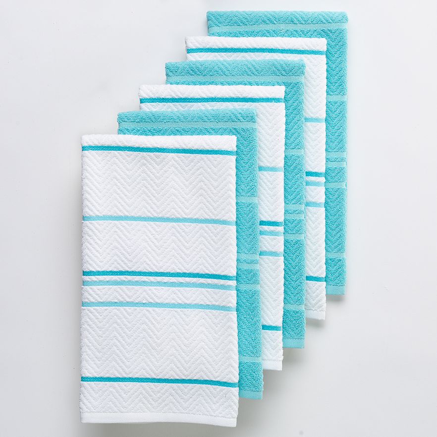 Turquoise 6pc. Kitchen Towel Set Everything Turquoise