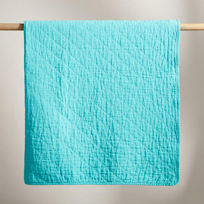 Islander Aqua Throw Everything Turquoise