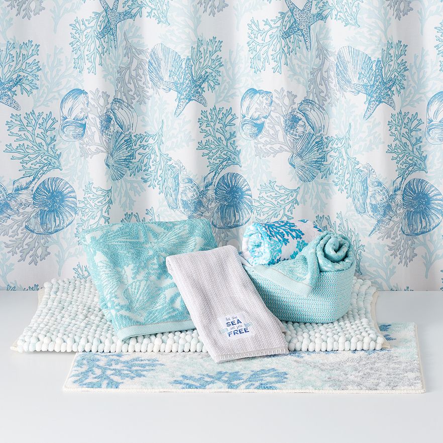 Seaside Shower Curtain Collection Everything Turquoise