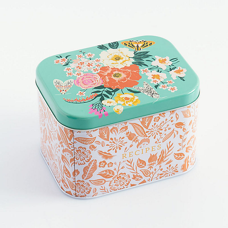 Garden Party Recipe Box Everything Turquoise
