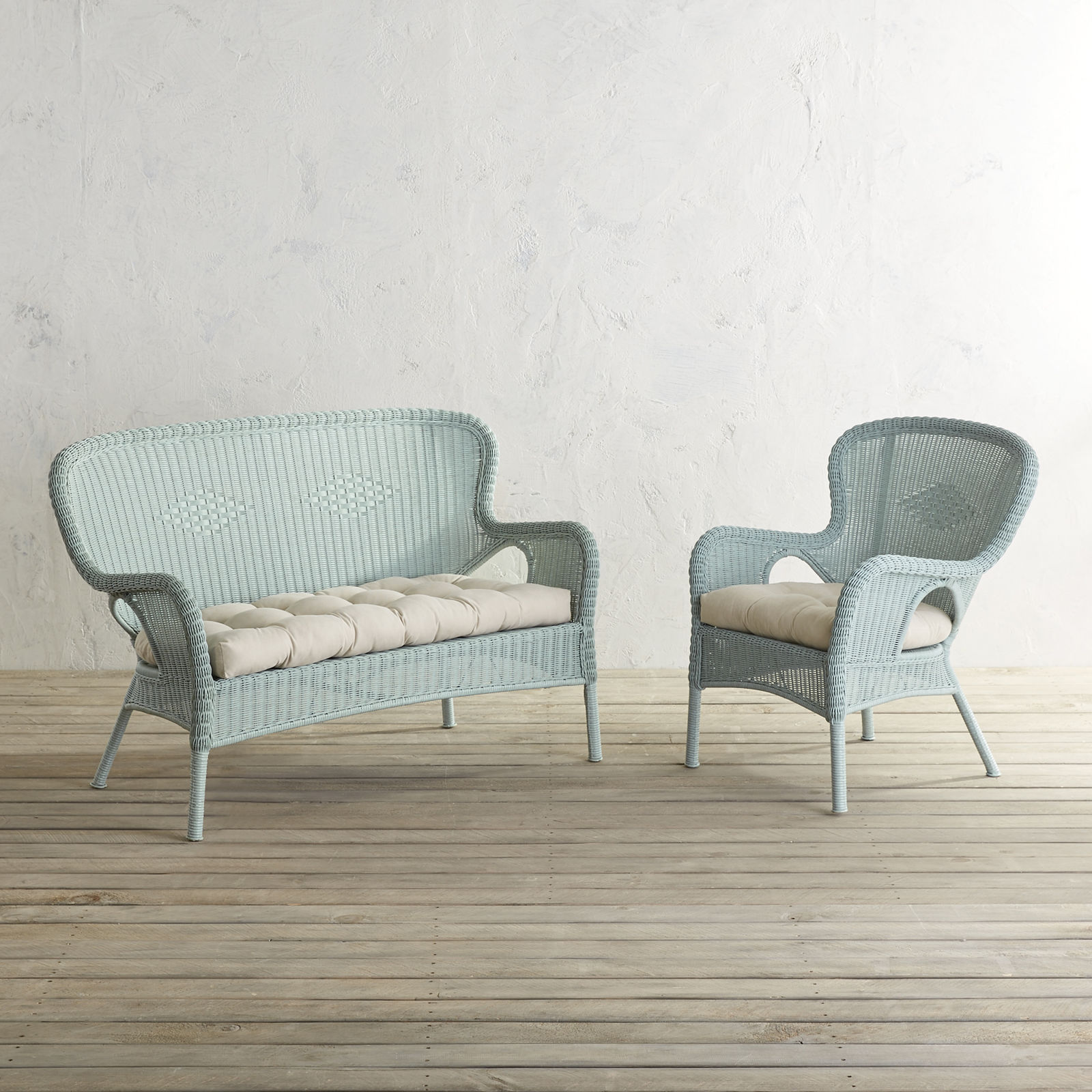 Light Blue 2Piece Patio Set Everything Turquoise