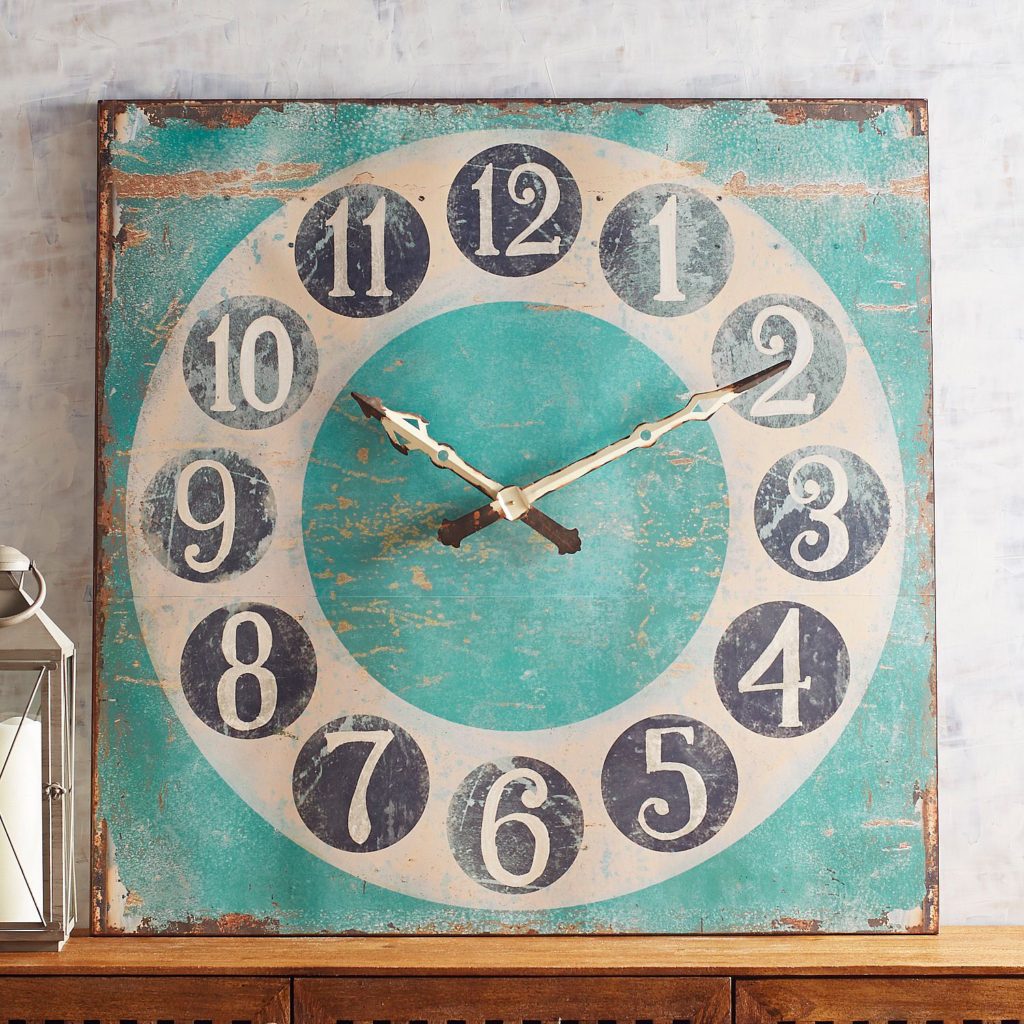 Clocks Everything Turquoise