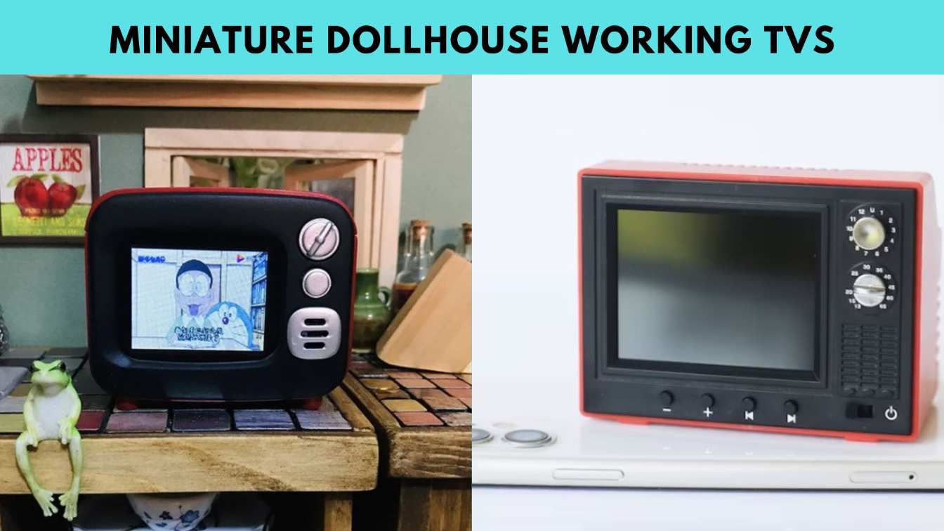 Scaling Down Reality How Miniature Working TVs Elevate Dollhouse Design