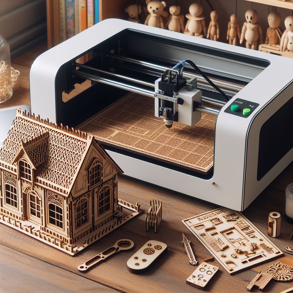 Hobby Laser Cutting Machines For Home Use And Dollhouse Kits Creating