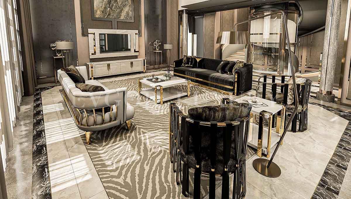 Londra Luxury Sofa Set Evgor Luxury