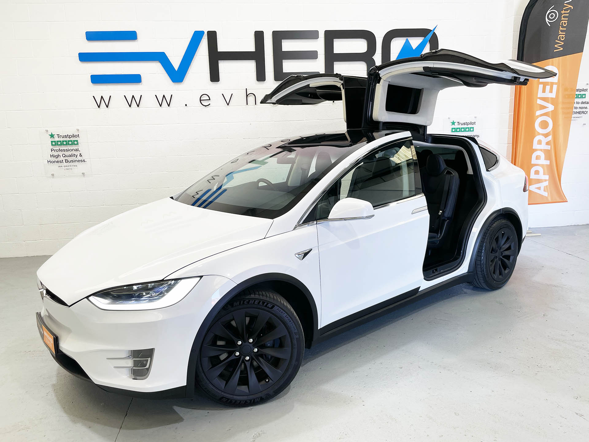 Tesla Model X 100D+7SEAT+VATQ+TOWBAR+ENHANCED AP+MCU2 EVHERO