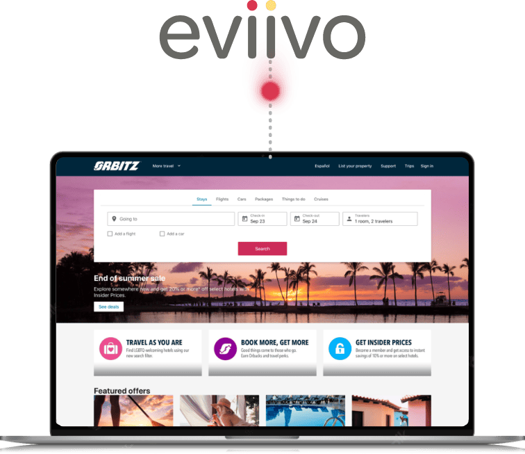 Orbitz Channel Manager Fully Synchronised Connection eviivo