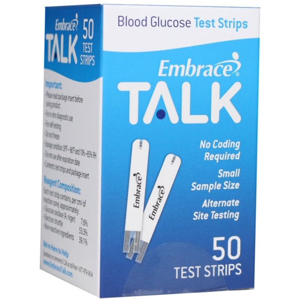 Embrace Talk Test Strips - evika.io - Assistive Technology