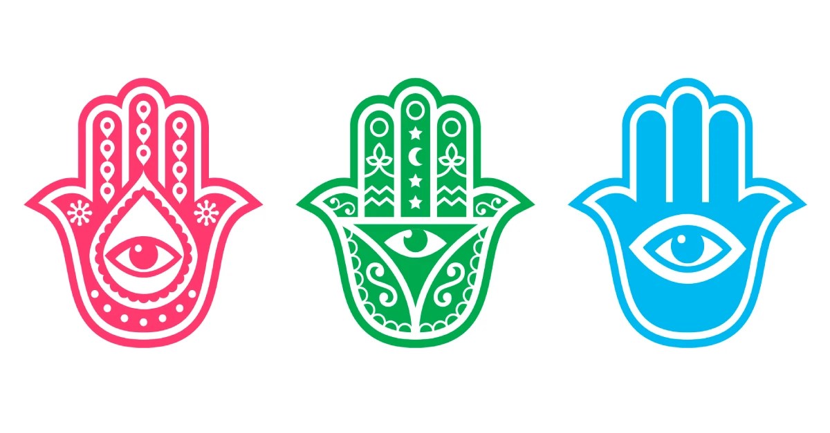 Evil Eye Hand Necklace