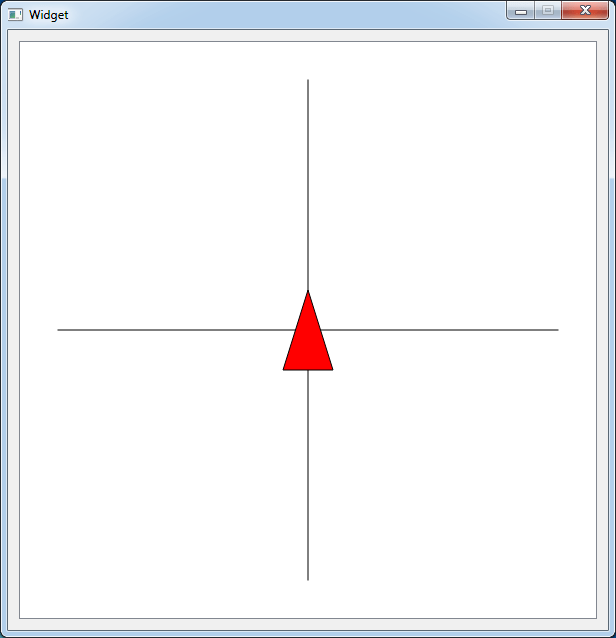 Qt/C++ Lesson 019. How to paint triangle in Qt5. Positioning shapes