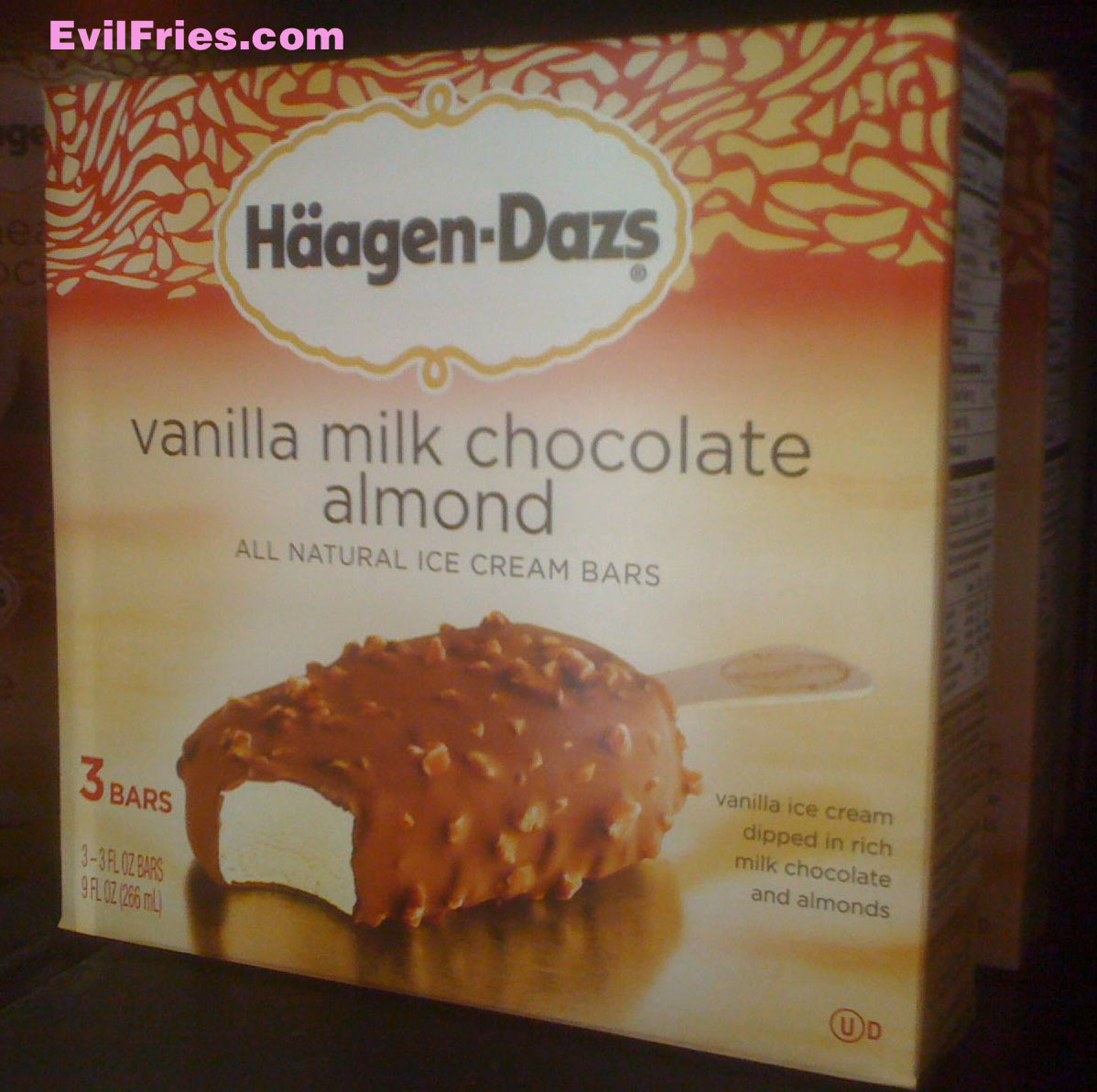 HaagenDazs Vanilla Milk Chocolate Almond Ice Cream Bars