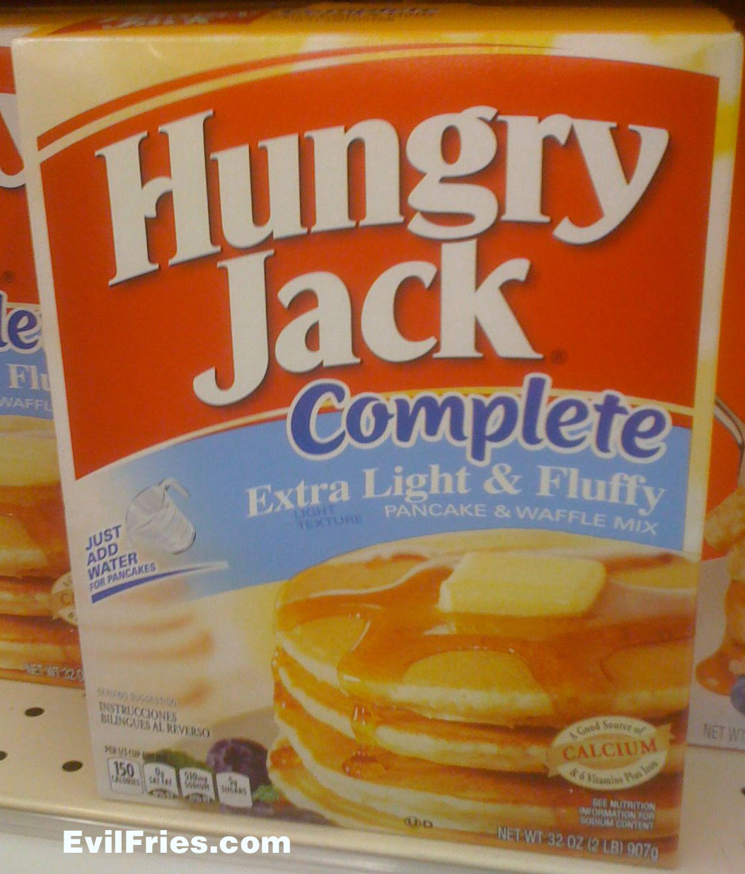 Hungry Jack Complete Extra Light and Fluffy Pancake & Waffle Mix