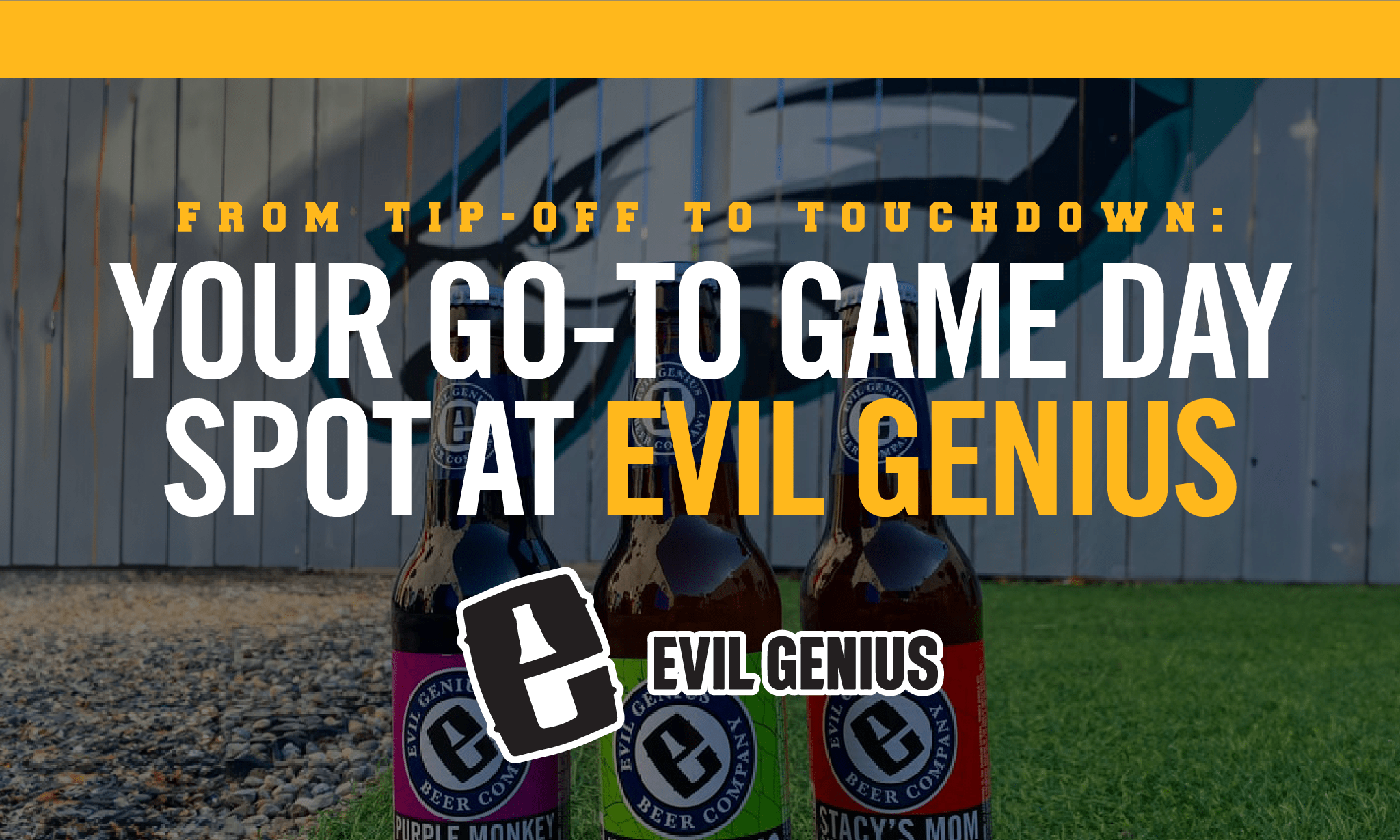 From TipOff to Touchdown Your GoTo Game Day Spot in Philly Evil Genius