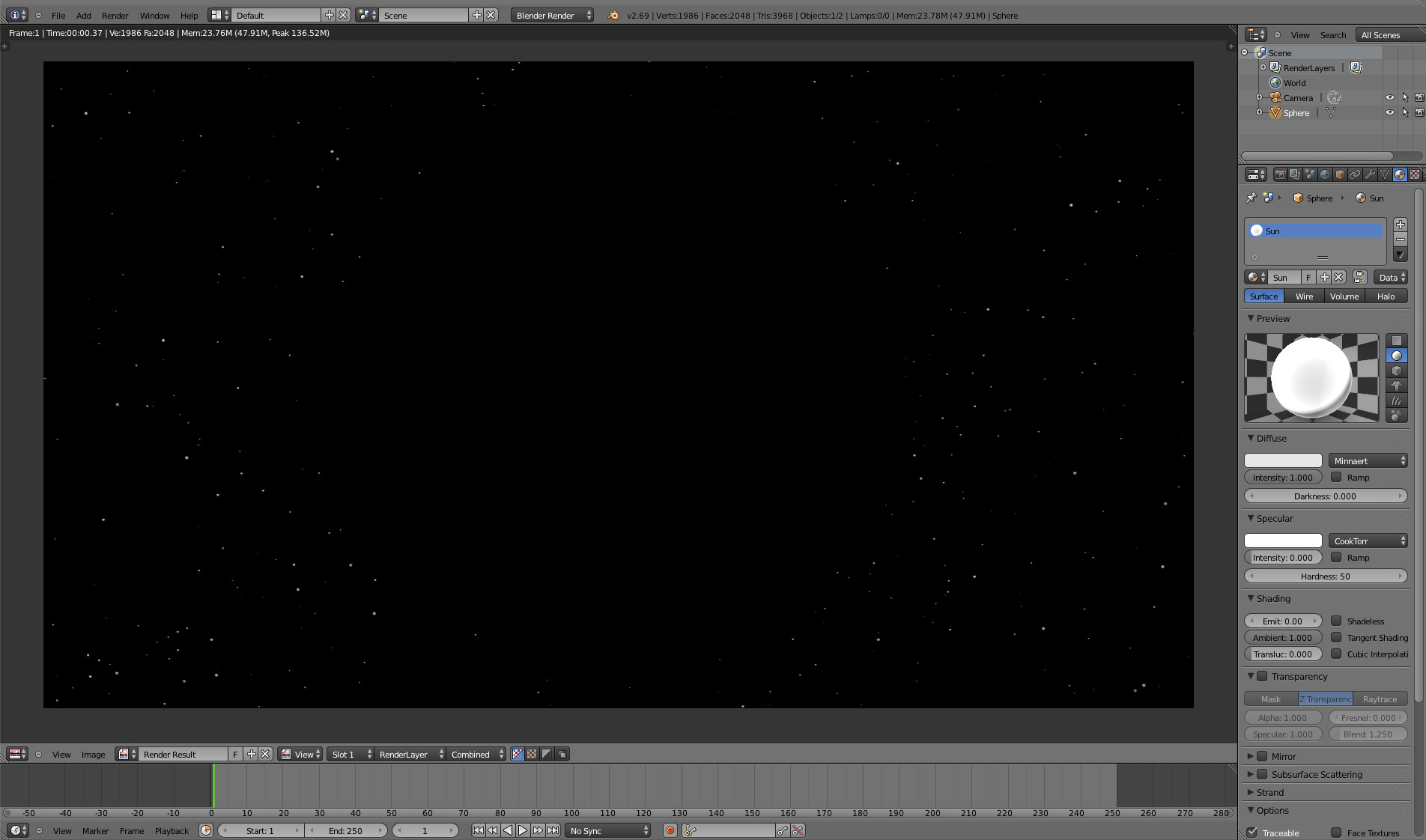 How to make star in blender