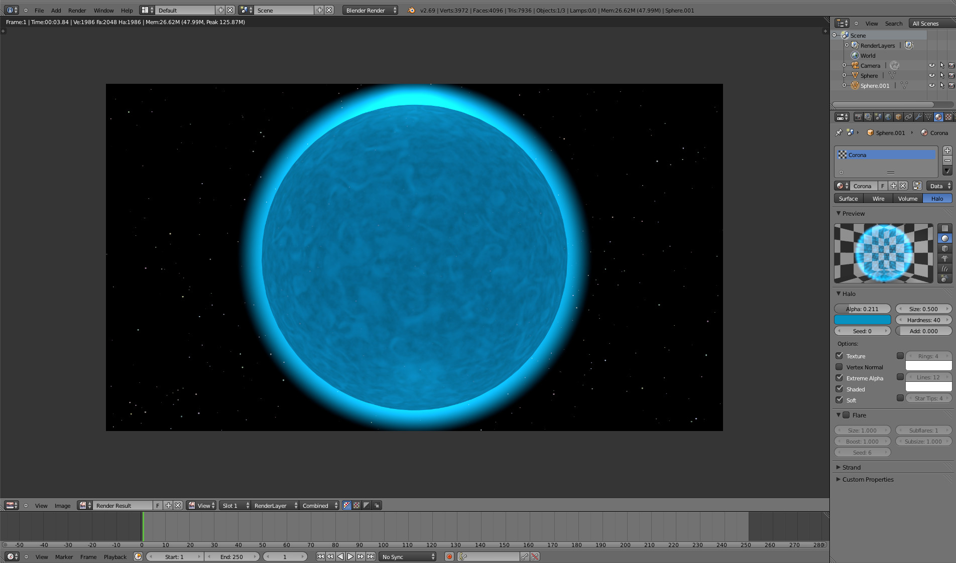 How to make star in blender