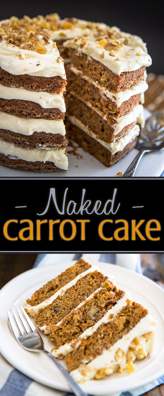 Naked Carrot Cake • My Evil Twin's Kitchen