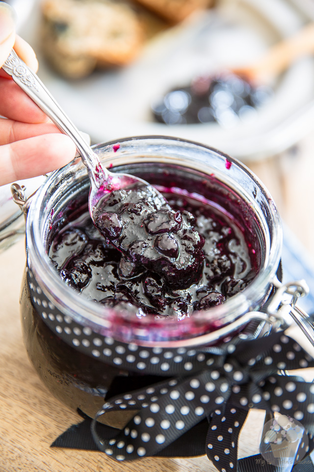 Quick Blueberry Jam • My Evil Twin's Kitchen
