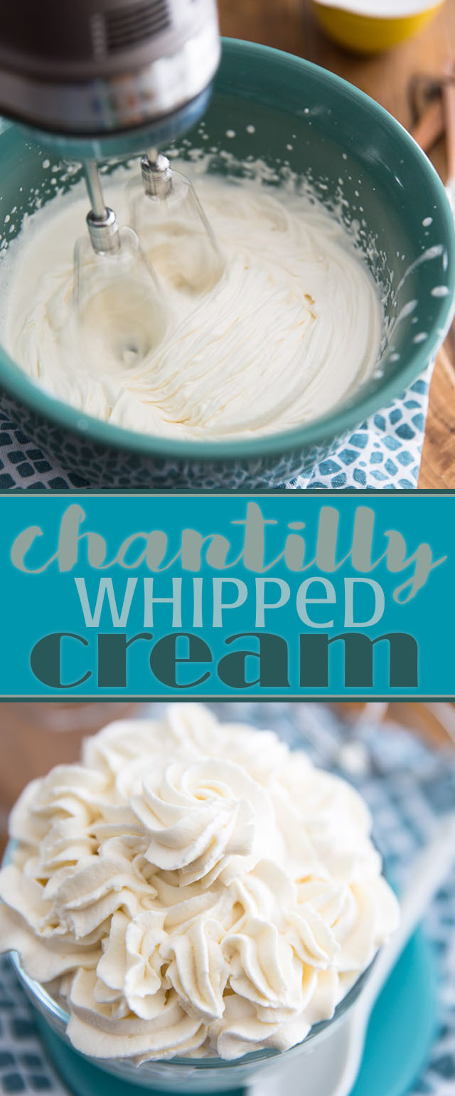 Perfect Chantilly Whipped Cream • My Evil Twin's Kitchen