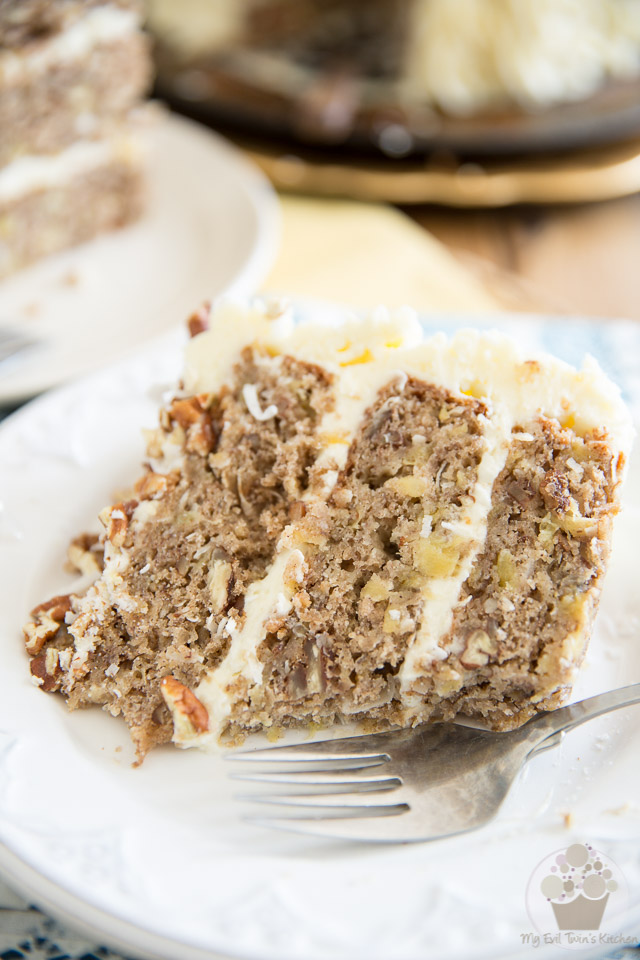 Coconut Hummingbird Cake • My Evil Twin's Kitchen