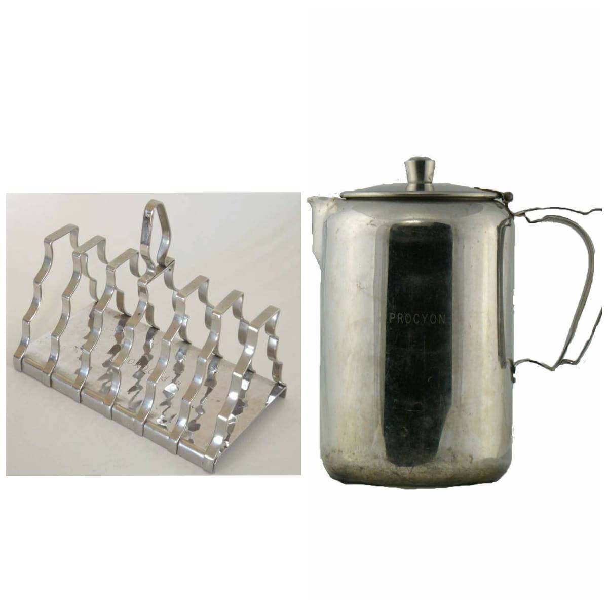 Vintage toast rack vintage coffee pot 1960s Vintage clothing Online