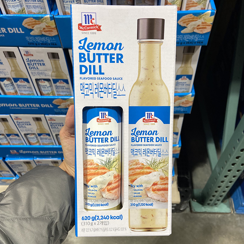 띵굴마켓 맥코믹 레몬 버터 딜소스 310g x 2개입