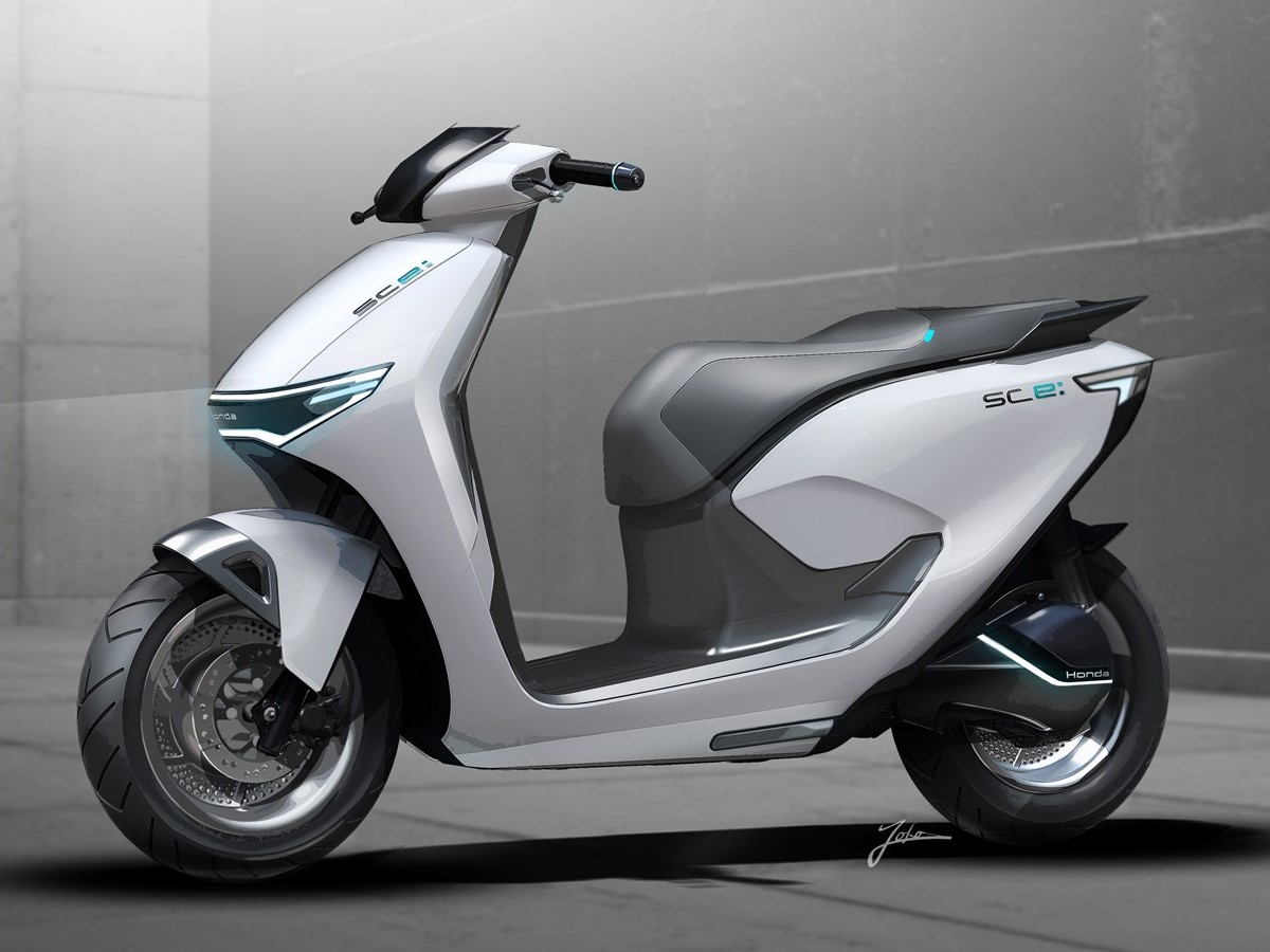 Honda Reveals SC e Electric Motorcycle with a 100 km Range at EICMA