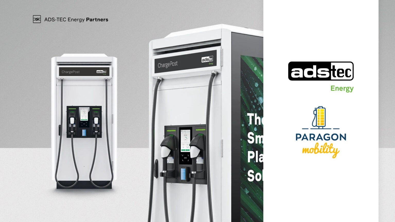 ADSTEC Energy, Paragon Mobility Partner to Expand BatteryBuffered EV
