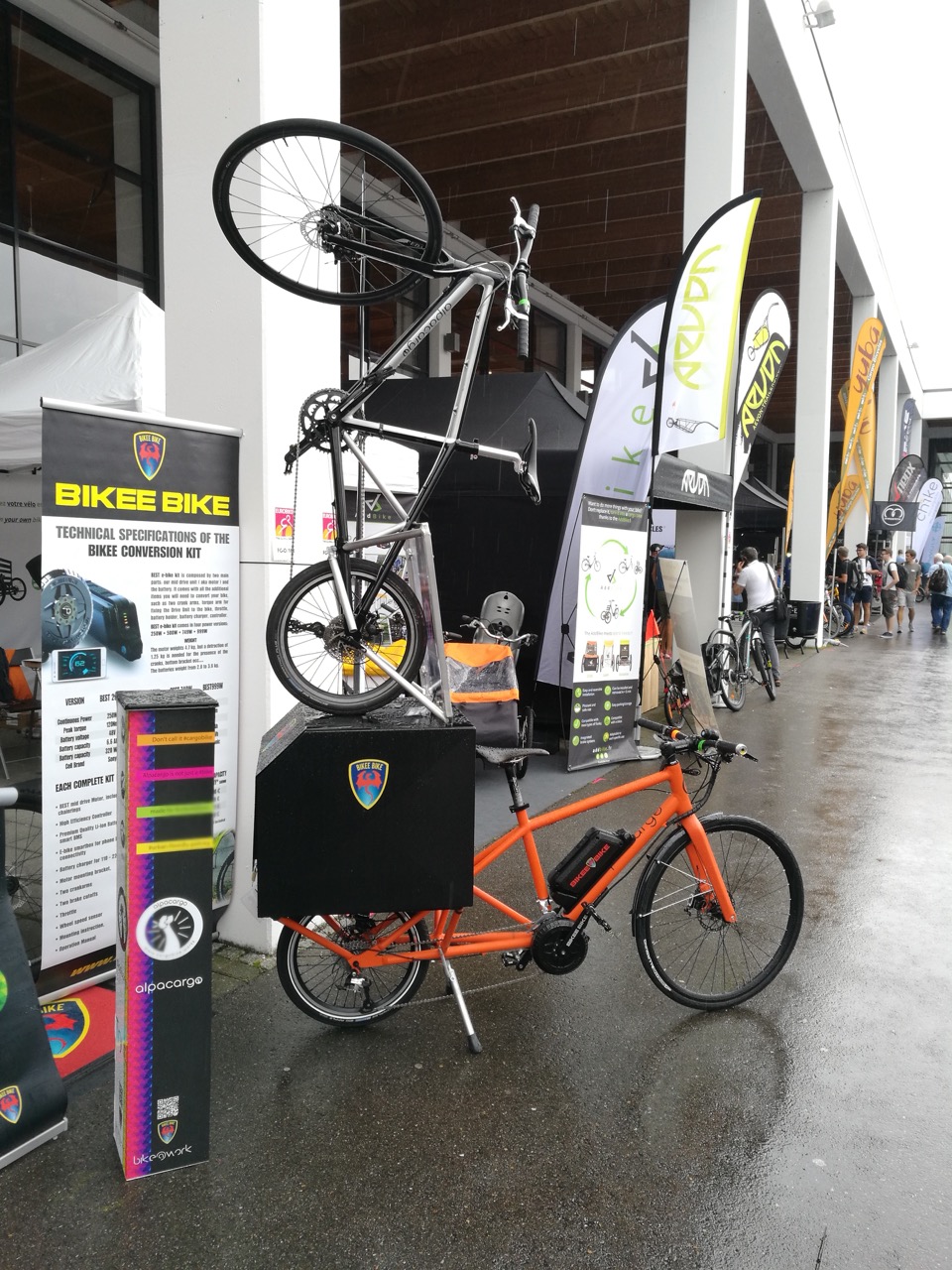 Bikee Bike midmotor conversion kit on Eurobike EvNerds