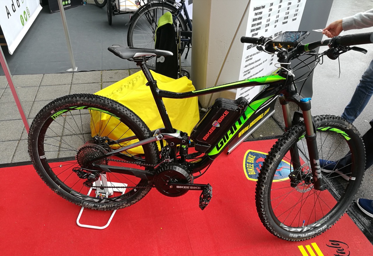 Bikee Bike midmotor conversion kit on Eurobike EvNerds