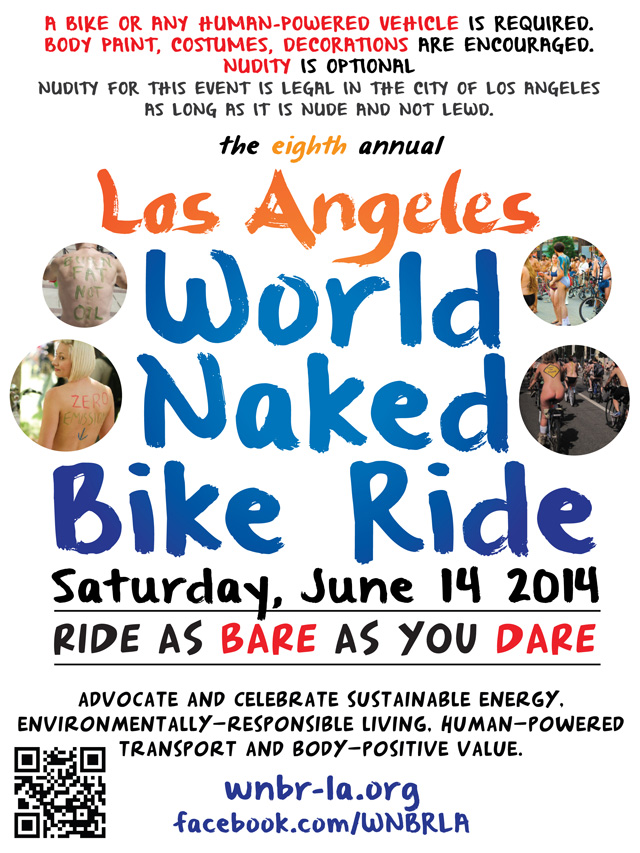 World Naked Bike Ride Los Angeles – June 14, 2014 – EVNW
