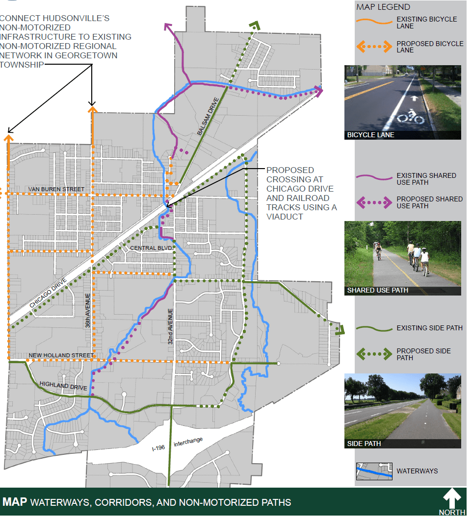 to Hudsonville, MichiganPathway Construction 32nd to Prospect