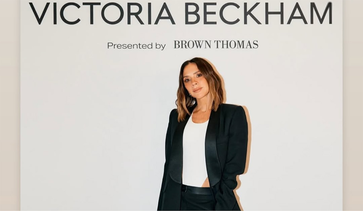 Victoria Beckham drops into Dublin store where daughter Harper took her