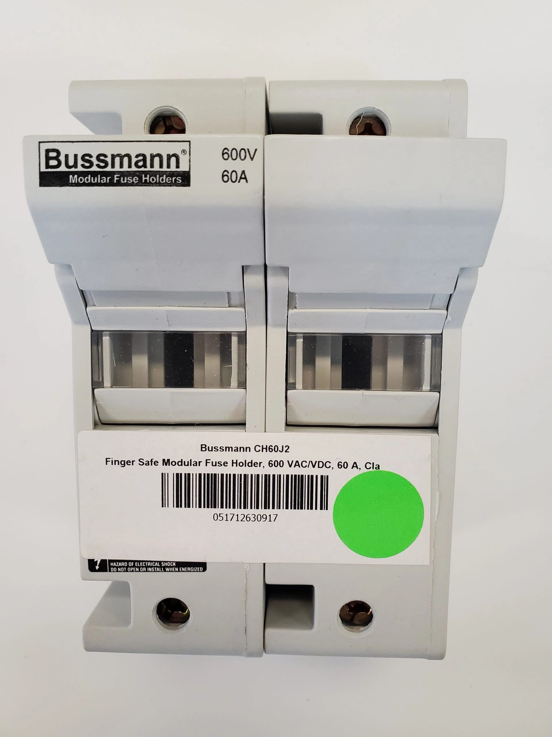 EvoLogic CH60J2 Type J Fuse Holder, 2 Pole, Bussmann