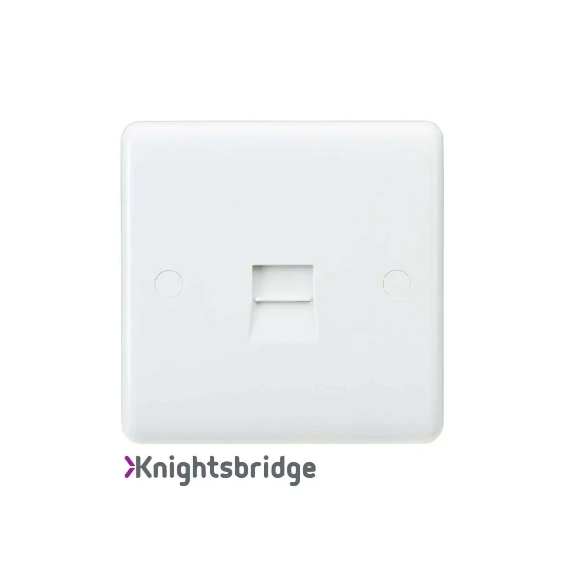 Curved Edge Telephone Master Socket Evolution Electronics