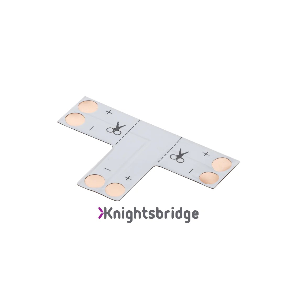 12V / 24V LED flex 3way Tconnector Single Colour Evolution